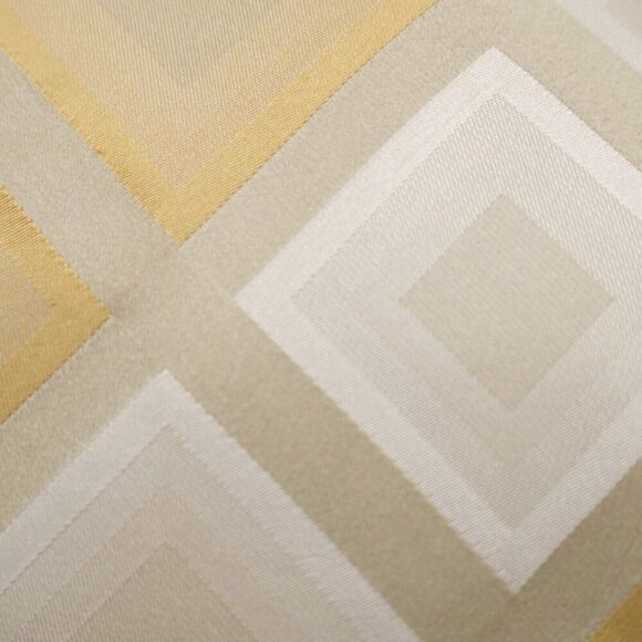 Van Heusen Beige Tan Woven Stain Resistant Geometric‎ Wide Silk Tie - Picture 2 of 7